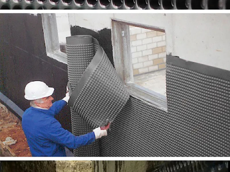 Plast 2m 3m 4m 5m Dimple PE HDPE vannavløpsplate produksjonslinje