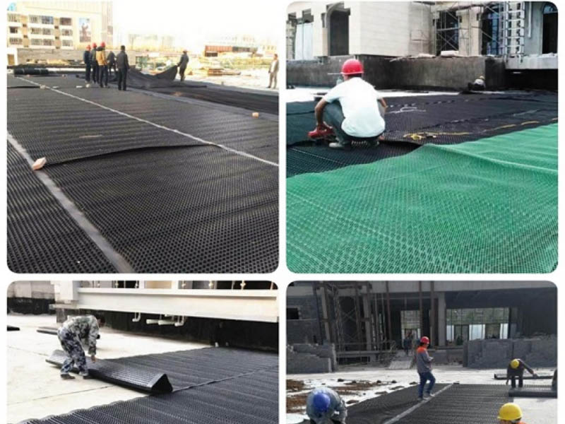 Miljøvennlig konstruksjon Vannretensjonsdreneringspanel Plastplate HDPE dreneringsbrett ekstruderingsmaskin
